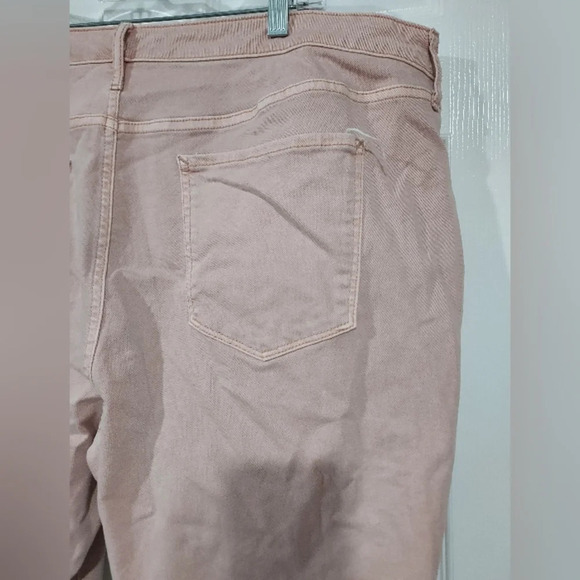 A.N.A Light Pink Mid-Rise Skinny Ankle Jean Pants in Size 24 W (Wide) - Picture 8 of 12